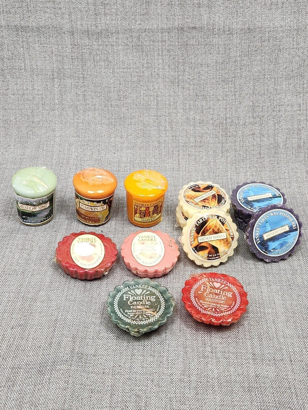Yankee Candle Lot Of Votive Candles Tarts Various Scents Lot Of 13